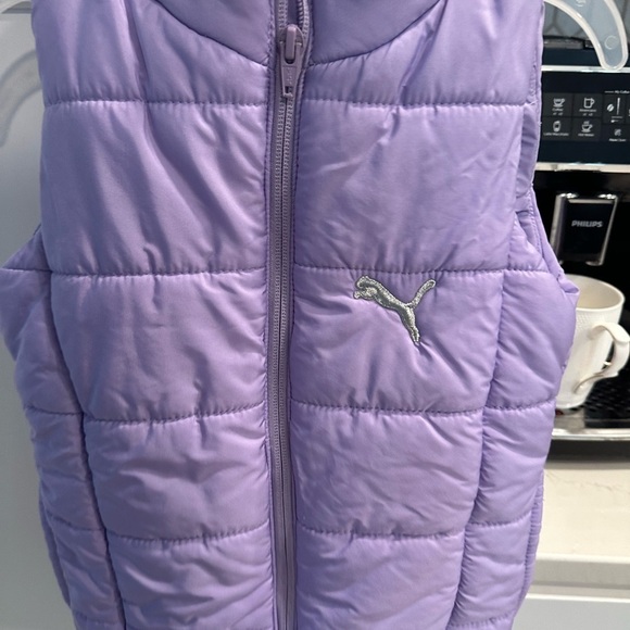 Puma girl vest puffer size xs 5-6 - Picture 2 of 4